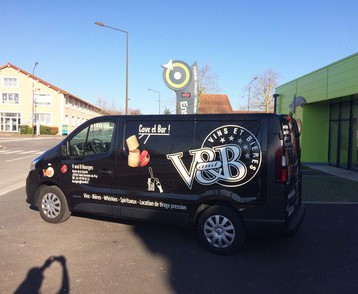 V and B
